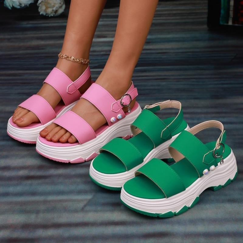 Platform Sandals Women 2024New Summer Chunky High Heels Female Wedges Shoes for Women