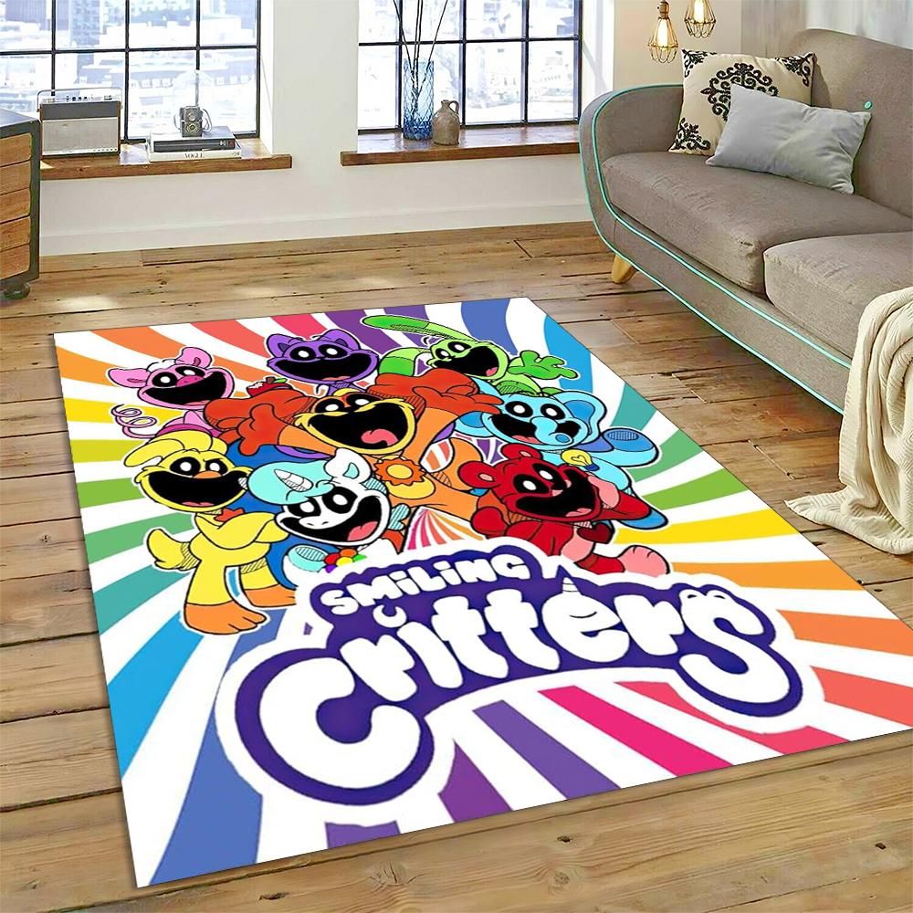 27 Style New Cute S-Smiling C-Critters Catnap Craftycorn Cartoon Carpet Rug for Living Room Bedroom Home Sofa,Non-slip Floor Mat