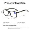 Anti Blue Light Reading Glasses Ultra-Light HD Presbyopic Classic Black Rectangular Glasses Men Women Reading Glasses