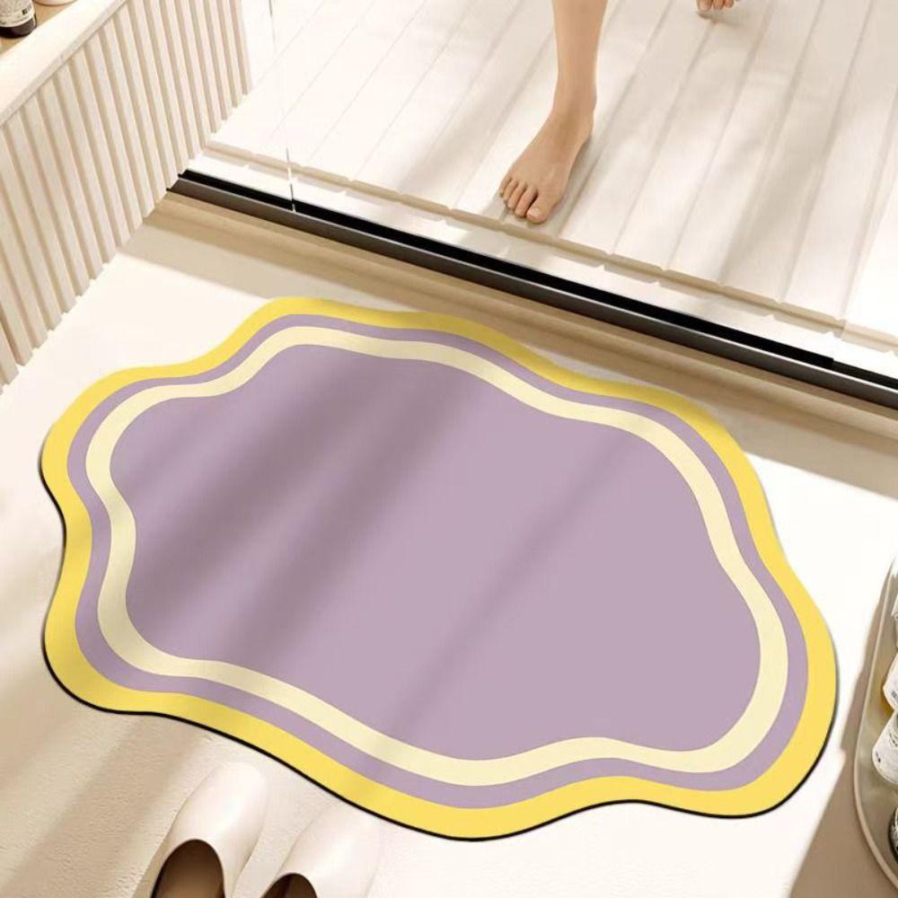 Thickened Cat Dog Placemat Multi-purpose Diatom Mud Floor Mat Soft Toilet Door Rugs  Living Room
