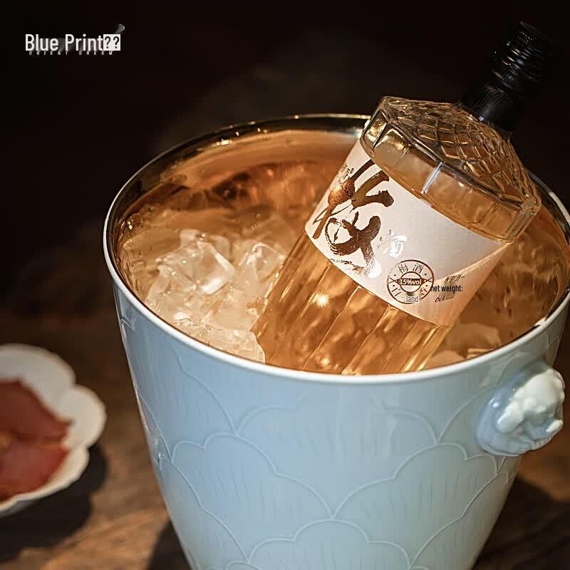Oriental Stone Ice Bucket