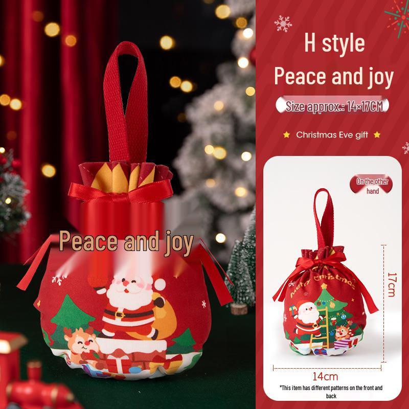 Christmas Eve Apple Gift Box - Candy & Small Gift Bag Decoration