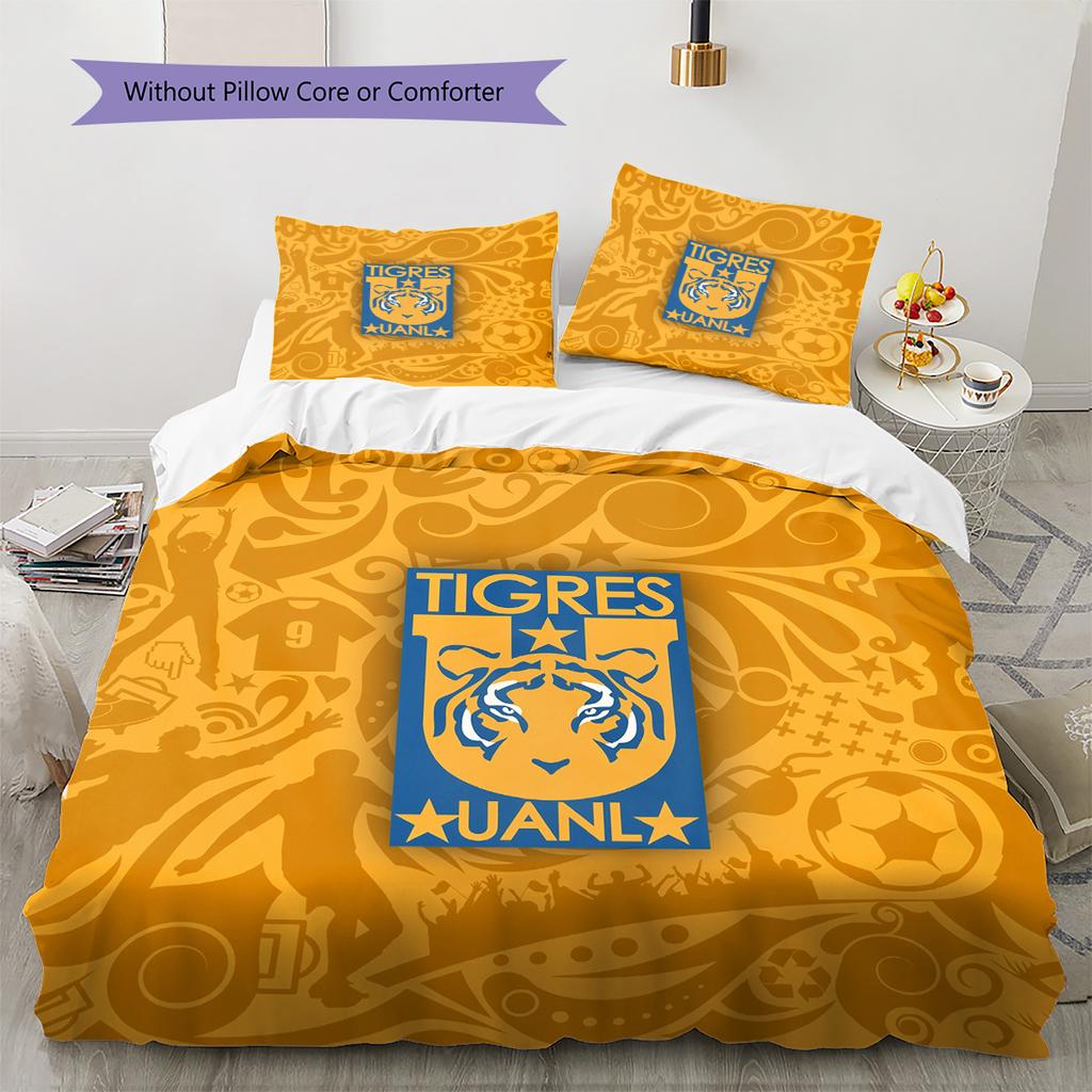 Club León  Pattern Bedding Quilt Set  Home Decoration  Gift (1 * duvet cover + 2 * pillowcase  without core)