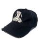 Kodeu Peaceful Stud Patch Cap_Bk Denim