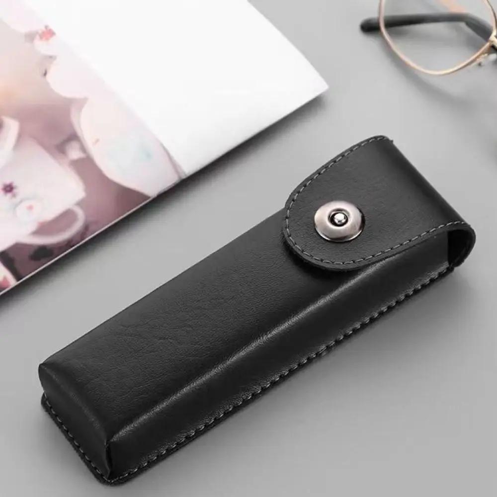 Portable Leather Retro Belt Wearable Glasses Storage Box Glasses Case Carrying Cases