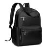 High-End Casual Waterproof Nylon Backpack: Fashionable, Lightweight Travel Bag for Men & Women, with Shoulder Straps & Laptop Compartment.