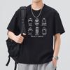 Summer New Men's Thin Breathable Loose Round Neck Short-sleeved T-shirt