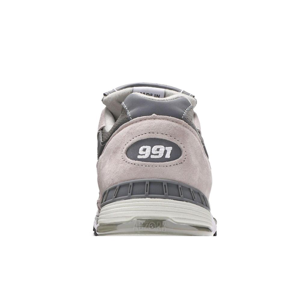 New Balance Men's 991 Made in England 'Grey White' (Unisex) Grey / White Running Shoes M991GL
