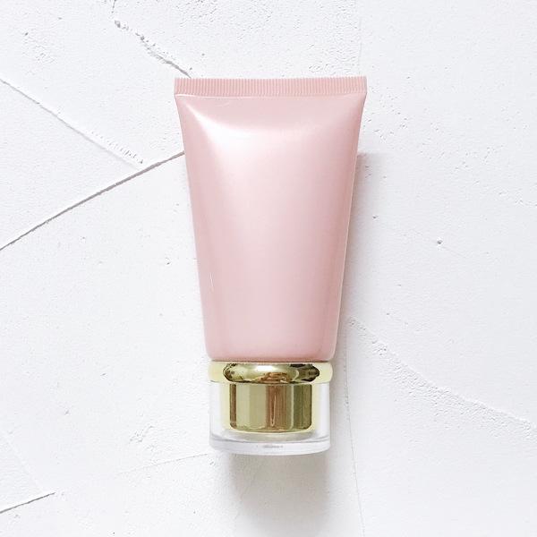 Pearlescent Pink 60ml PE Soft Tube for Facial Cleanser & Makeup Remover Gel