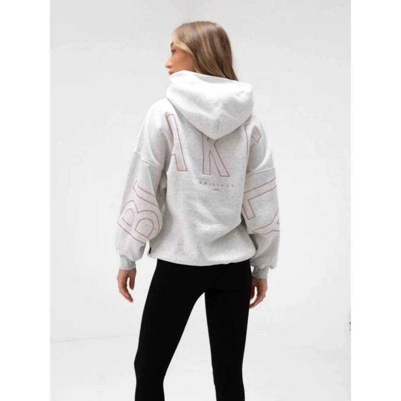 Sweat à capuche imprimé style Hip Hop pour femme en polyester épais pour un style décontracté de rue