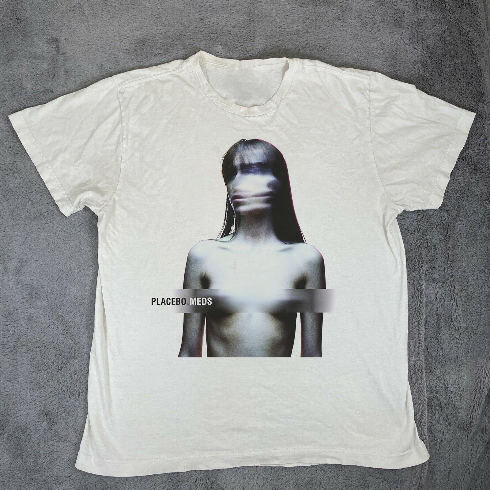 Placebo Band MedsAlbum White T Shirt Full Size S-5XL S разноцветный