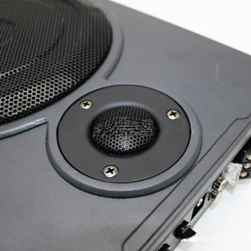 600W Portable Car Audio System 8/10 Inch 12V Aluminum Alloy Car Speaker 240 * 320 * 65mm Ultra-thin Seat Subwoofer