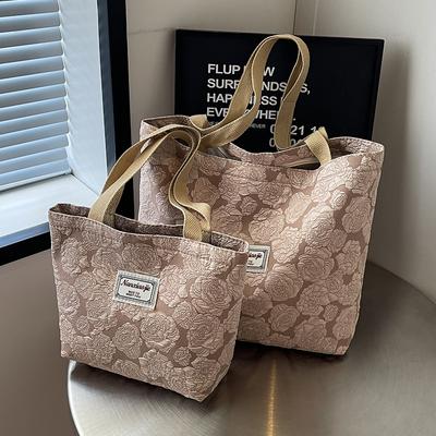 Koreanische Ins Nischen-Canvas-Tasche Neue Mode Pendler-Einkaufstasche Weibliche College-Studenten-Klasse Umhängetasche