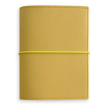 A7 Retro Pu Leather Binder 6 Ring Binder With 45 Sheets PU Clip-on Notebook Faux leather Loose Leaf Notebook Journal