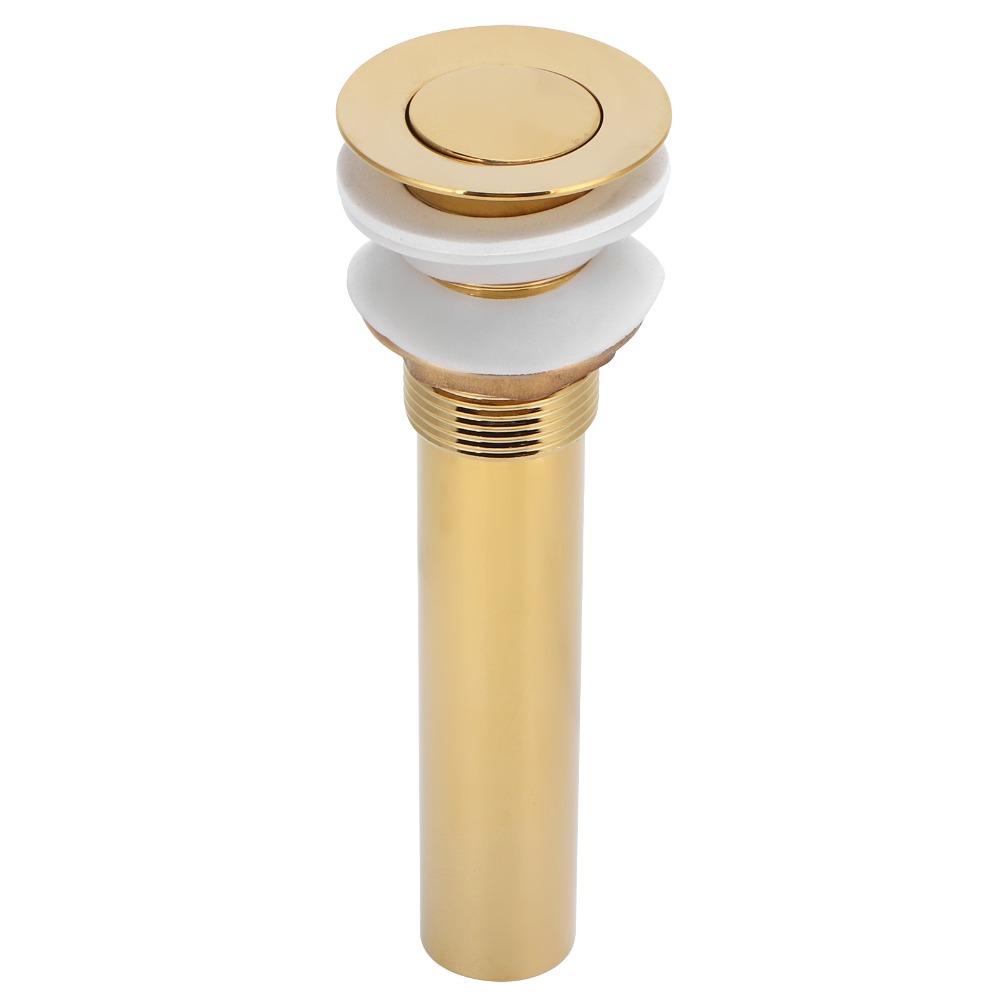Anti Clogging Wash Basin Drain Gold Basin Drain Accessories Sink Drain Stopper Bathroom Use