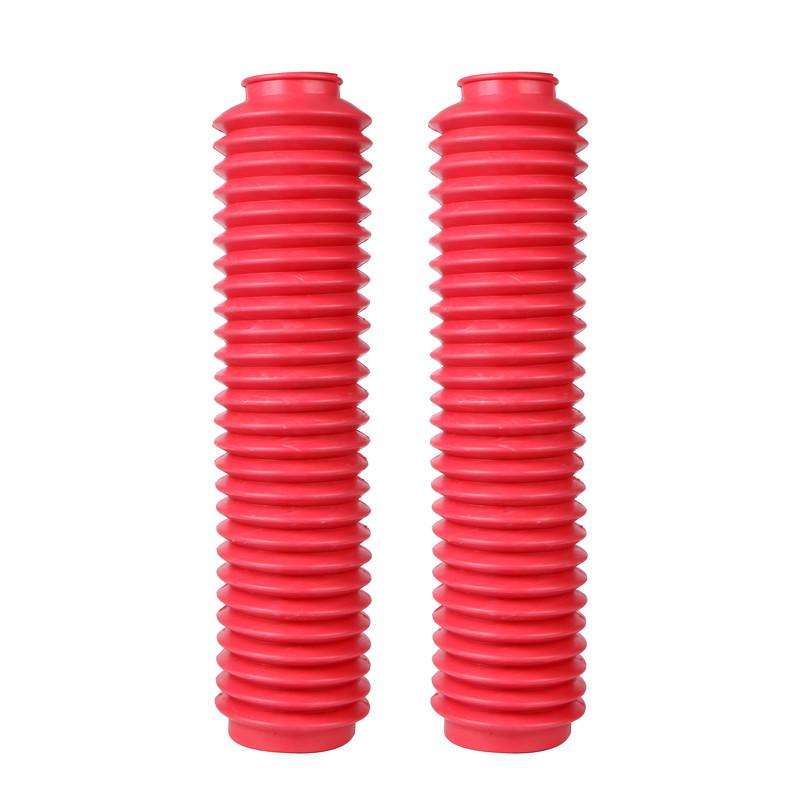 1 Pair 310MM Universal Motorcycle Front Fork Dust Cover Rubber Shock Absorber Protector Boots For Honda Kawasaki Suzuki Yamaha