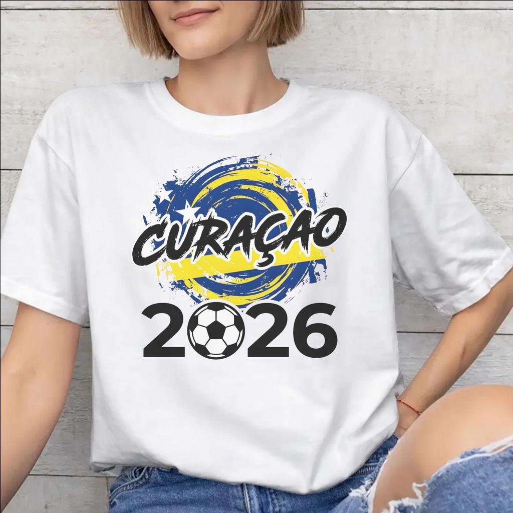 Curacao Football Apparel Unisex T Shirts Cotton Tee Printed Tshirt Clothing
