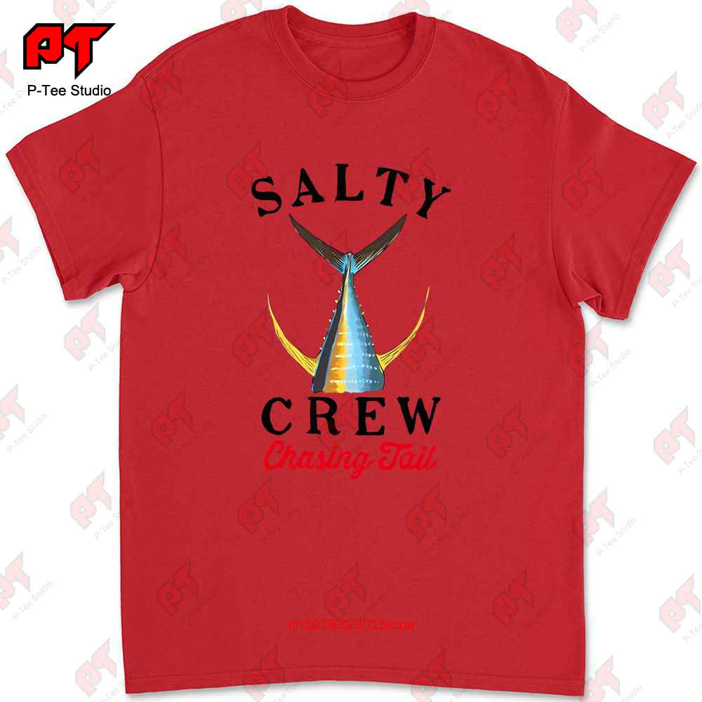 Salty Crew Men Running T Shirt Tailed Banana Yellow Medium New L56O S