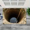 1pc 3D Deep Well Visual Trap DoorMat, Non-slip Floor Mat, Suitable for Living Room, Bedroom, Bathroom, Holiday Home Decoration