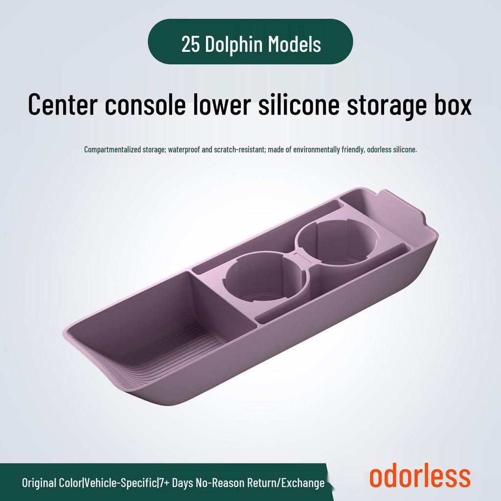 BYD Dolphin Console Storage Mat: Non-slip Silicone Protection for 25 Models
