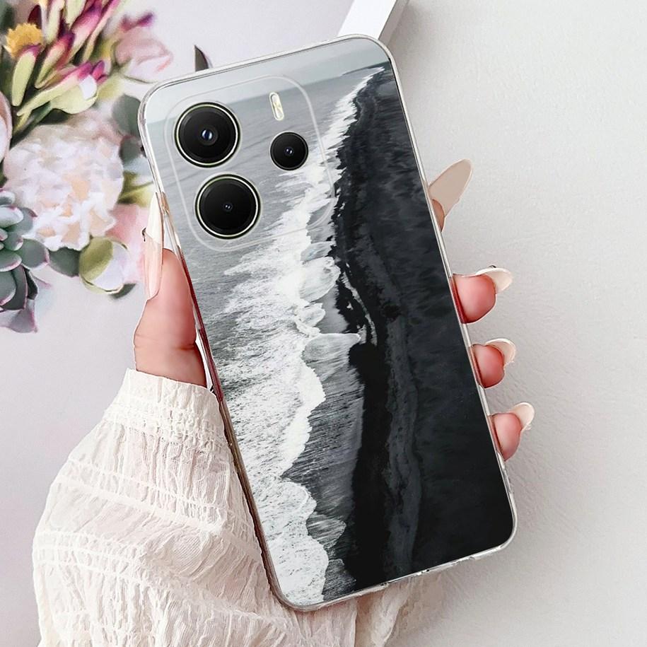 Silicone Case For Xiaomi Redmi Note 14 4G EU 2025 Cover Cool Lion Leopard Dragon Animals Soft Slim Coque For Note14 4G EU Fundas