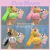 Cute Animal Head Acrylic Keychain Creative Keyring Gift For Women With Adorable Design