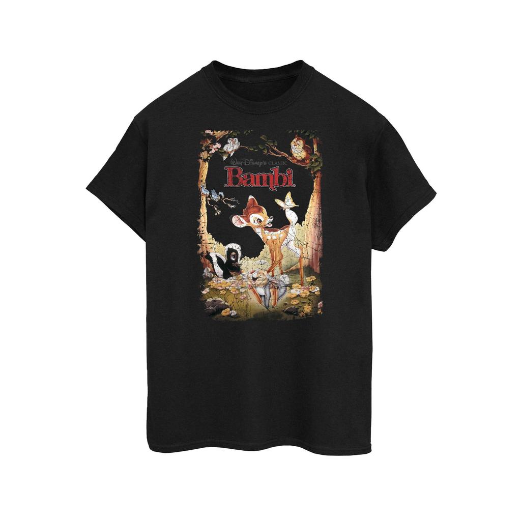 Bambi Womens/Ladies Poster Cotton Boyfriend T-Shirt