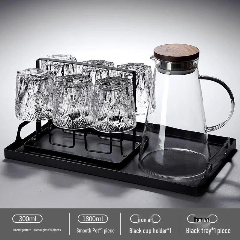 Glacier Design Heat-Resistant Glass Cup