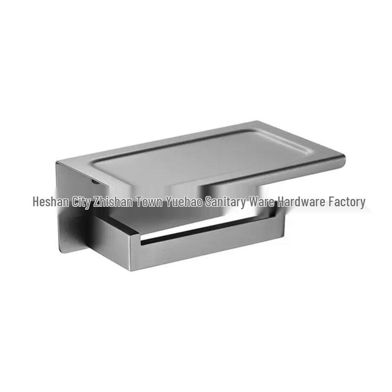 Stainless Steel Gunmetal Nordic Bathroom Towel & Storage Rack Set