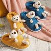Winter Warm and Cozy Cuddle BEAR Fur Slippers 3 Colors