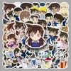 50 Q Version Detective Conan Waterproof Anime Stickers for Phone & Journal Decoration