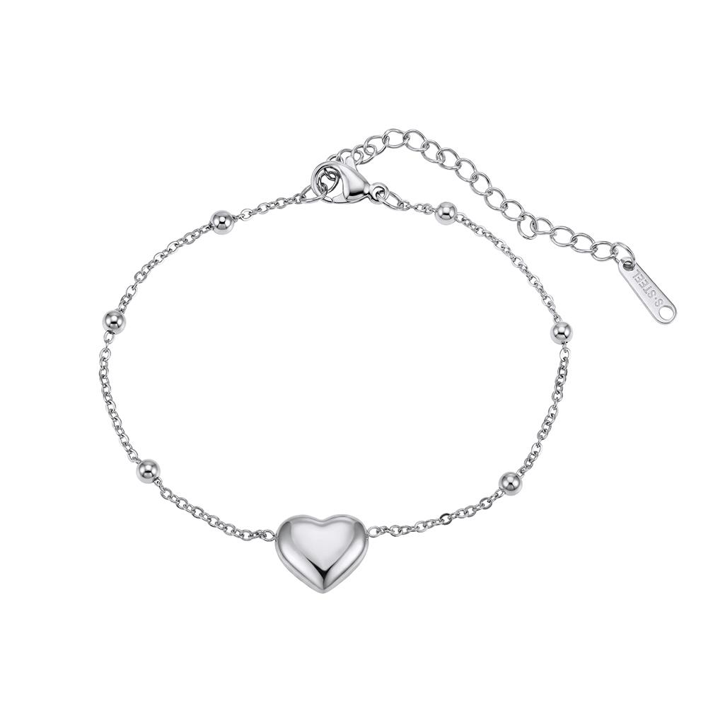 

Effie Queen Stainless Steel Dainty Anklet Bracelet on Leg for Women Fashion Summer Beach Foot Jewelry CZ Minimalist Anklets Gift
