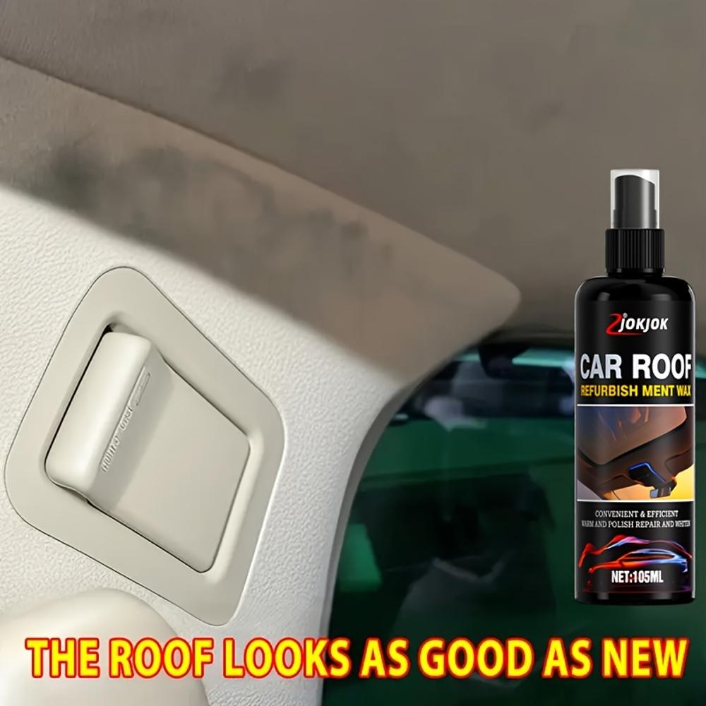 JOKJOK Sada sprejů pro renovaci a leštění interiéru auta vše v jednom - Rychlá jedno-kroková formule pro palubní desku, sedadla, střechu a s - Multi-Sur