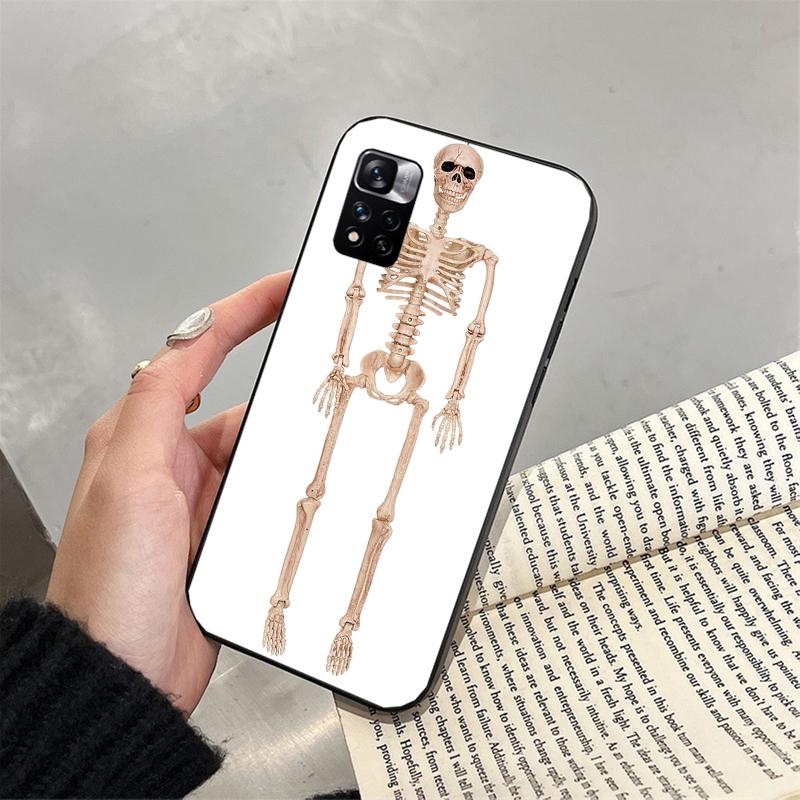 Skeleton Art Phone Case For Xiaomi Redmi note 14 Pro 14 13 12 11 10 Pro 14S 12S 11S Redmi 14C 13C 10