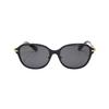 Burberry Metal Logo Square Sunglasses Women Sunglasses Black Gold B4429-D-4112-87