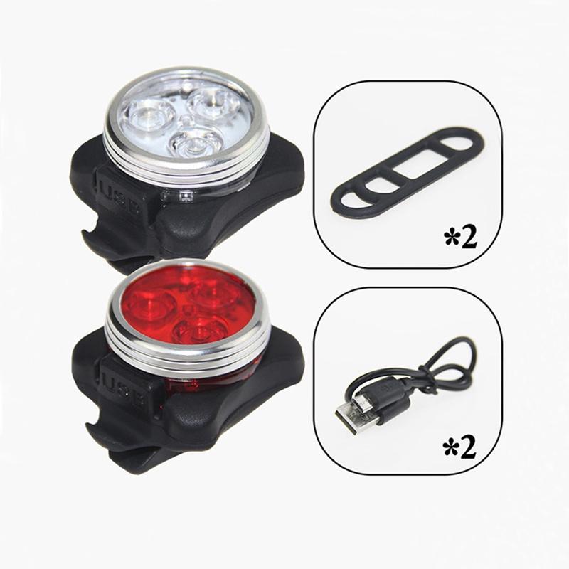 Kompaktowa i wytrzymała lampka przednia do roweru z akumulatorami ładowanymi przez USB