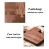 1 stück Puzzle Tassenmatte Anti-Rutsch Hitzebeständige Holz Tee Kaffee Coaster Home Tisch Tischsets Dekorationen Bar Werkzeuge Home Geschenk