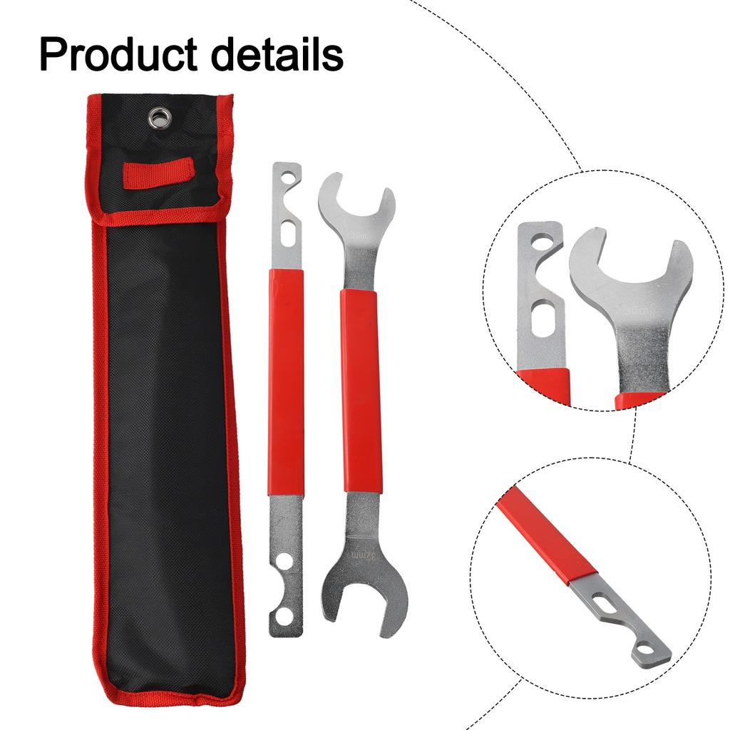 2-delat Fläktkoppling Nyckelsats Fläktkoppling Borttagningsverktygssats 32 mm 36 mm Förlängd Fläktkopplingsmutter Nyckel För FORD För BMW För CHEVROLET