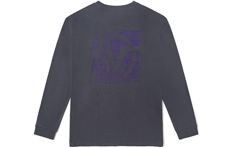 Vans T Shirts Unisex Gray Black Crew Neck Moderate Straight Fit VN00092P1O7 XL