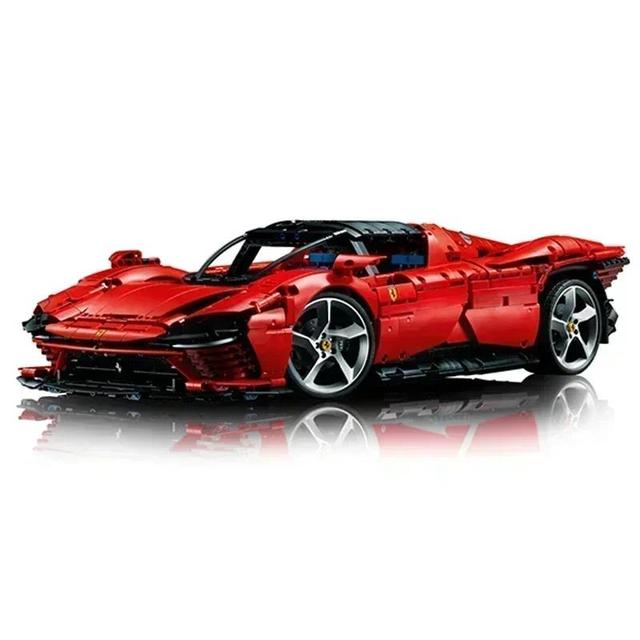 

Техническая совместимость 42143 Ferraried Daytona SP3, суперкар, строительные блоки, модель автомобиля, кирпичи для взрослых и детей, рождественские подарки