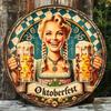 Vintage Tin Metal Sign 8x8 Inch Retro Wall Art Rustic Pub Bar Home Decor Cheerful Festive Imagery Unique Gift