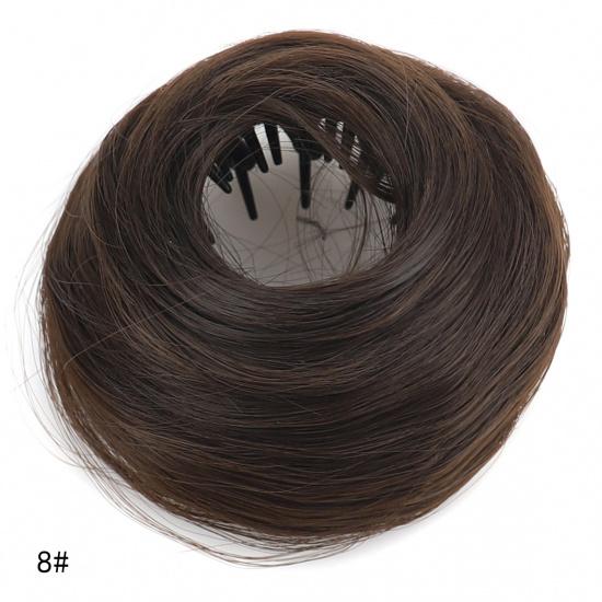 Chignon en forme de nid d'oiseau pour cheveux, Outil de coiffage, Chignon en forme de bouton de fleur, Augmente naturellement le volume des cheveux, Accessoire pour cheveux, Pince à griffes, Élastique à cheveux