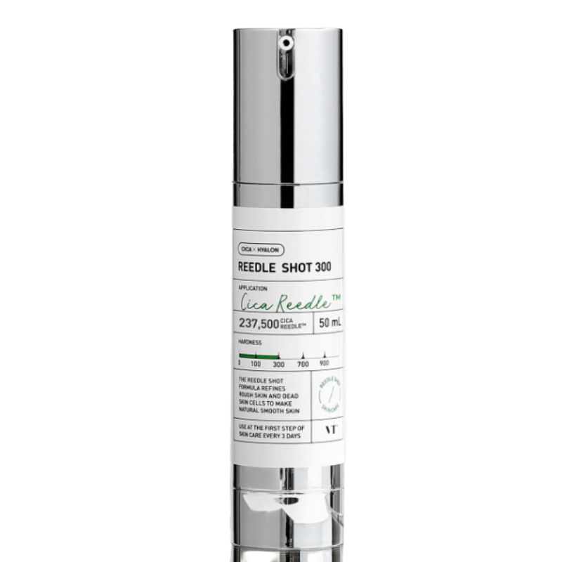 VT Reedle Shot 300 Cica Microneedle Skin Booster Essence Advanced Texture Care Korean Skincare 50ml