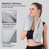 Cooling Towel Cold Towel Portable Quick Drying Circular Silicone Wrapped Polyester Fiber Towels Beach Accessories Sport Fitness