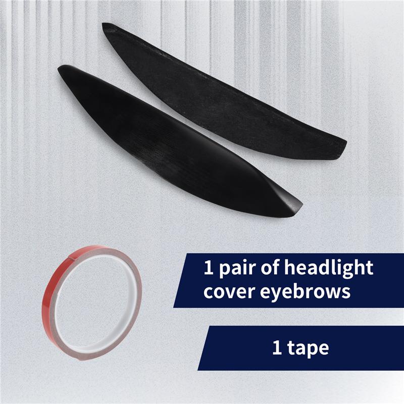 Car Front Headlight Lamp Eyebrows Eyelids Moulding Cover Trims For Opel Vauxhall Astra H MK5 2004 - 2009