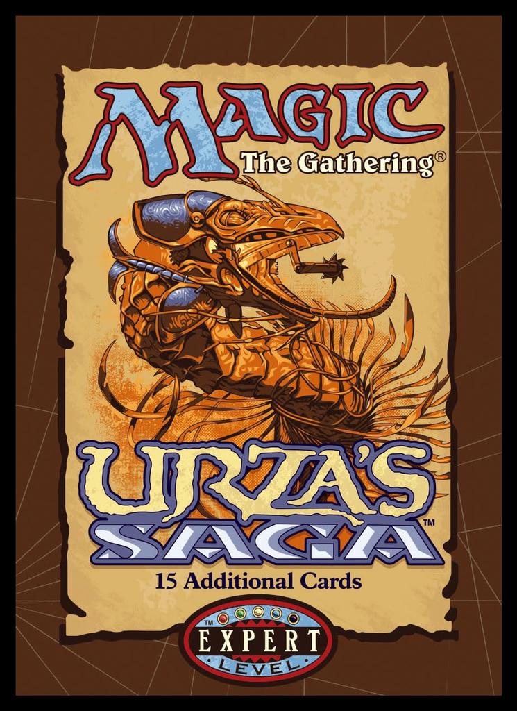 Ensky Magic: The Gathering Players Card Sleeves RETRO CORE "Urza's Saga" (Reprint) MTGS-313