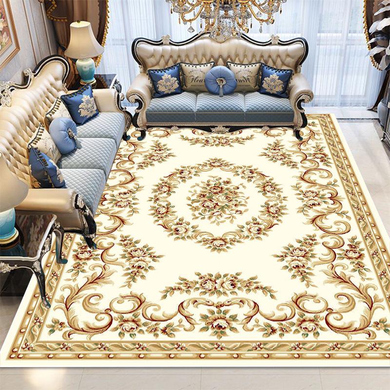 Nordic Light Luxury Living Room Rugs Home Bedroom Rugs Large Size Non Slip Children's Carpet Washable Sofa Coffee Table Mat