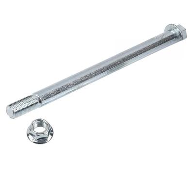 1Pcs M15x205mm-258mm for PRO Trail Dirt Pit Bike Front Back Rear Axle with 15mm Spacers Multiple Sizes Available