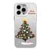 Silver iPhone 17 Christmas Tree Phone Case for Apple 15 Pro Max, 14 Pro, 13, and 16 Pro (Cross-border)
