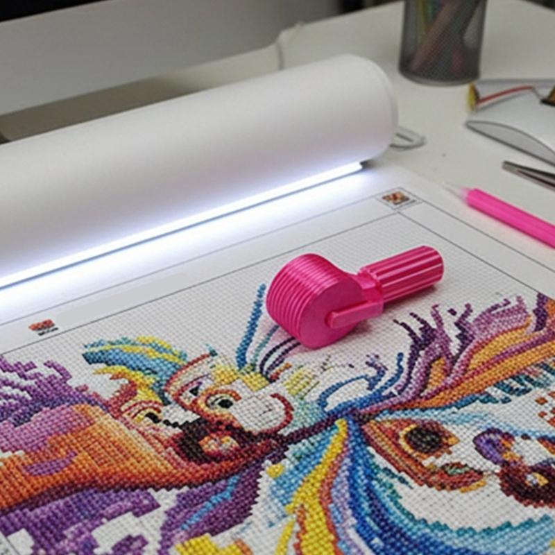 Rolling Plastic Crafting Tool For Beads Art Projects With Nonslip Fatigue Grip Designs